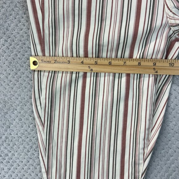 American Eagle Womens Next Level Stretch High Rise Jegging Striped Denim Jean 14 - Picture 5 of 15